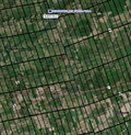 Eastern boundary sketch. Following along the road allowance between Tyendinaga and Richmond for ~414 chains