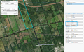 Commencement point. The highlighted lot is the eastern most lot on Thurlow Concession 2, from which 50 chains (~1005 meters) was measured to find the commencement point where the post referred to in the treaty text had been placed.
